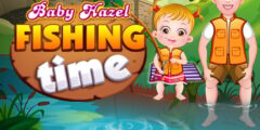 Baby Hazel Fishing Time