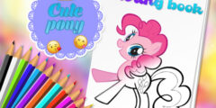 Cute Pony Coloring Book