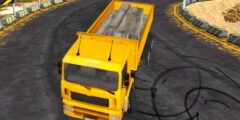 Long Trailer Truck Cargo Truck Simulator Game